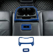 For 2018+ Jeep Wrangler JL JLU Rear Water Cup Holder Decor Cover Seat Armrest Trim RT-TCZ