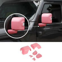 For 2018+ Jeep Wrangler JL JLU Rearview Mirror Shell Base Cover Trim RT-TCZ