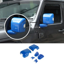 For 2018+ Jeep Wrangler JL JLU Rearview Mirror Shell Base Cover Trim RT-TCZ