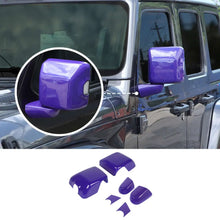 For 2018+ Jeep Wrangler JL JLU Rearview Mirror Shell Base Cover Trim RT-TCZ