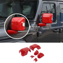 For 2018+ Jeep Wrangler JL JLU Rearview Mirror Shell Base Cover Trim RT-TCZ