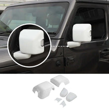 For 2018+ Jeep Wrangler JL JLU Rearview Mirror Shell Base Cover Trim RT-TCZ