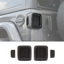 For 2018+ Jeep Wrangler JL JLU Smoked Tail Light Cover Halogen Lamp Guards Trim RT-TCZ