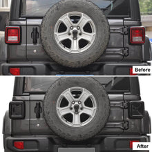 For 2018+ Jeep Wrangler JL JLU Smoked Tail Light Cover Halogen Lamp Guards Trim RT-TCZ