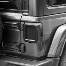 For 2018+ Jeep Wrangler JL JLU Smoked Tail Light Cover Halogen Lamp Guards Trim RT-TCZ