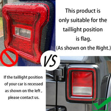 For 2018+ Jeep Wrangler JL JLU Smoked Tail Light Cover Halogen Lamp Guards Trim RT-TCZ