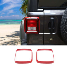 For 2018+ Jeep Wrangler JL JLU Tail Lamp Bezel Guard Cover Protector Trim (Applicable halogen lamps) RT-TCZ