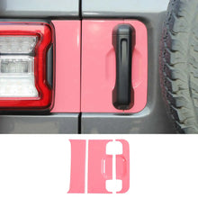 For 2018+ Jeep Wrangler JL JLU Tailgate Door Handle Panel Decor Cover Trim RT-TCZ