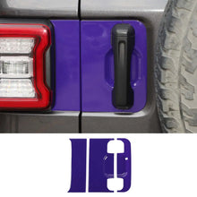 For 2018+ Jeep Wrangler JL JLU Tailgate Door Handle Panel Decor Cover Trim RT-TCZ