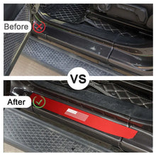 For 2018+ Jeep Wrangler JL JLU & Gladiator JT 4Doors 4 x Car Door Sill Protection Strip Cover RT-TCZ