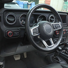 For 2018+ Jeep Wrangler JL JLU & Gladiator JT A/C & Headlight Switch Knob Trim – Aluminum Alloy Accent Rings RT-TCZ