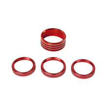 For 2018+ Jeep Wrangler JL JLU & Gladiator JT A/C & Headlight Switch Knob Trim – Aluminum Alloy Accent Rings RT-TCZ