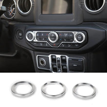 For 2018+ Jeep Wrangler JL JLU & Gladiator JT Air Conditioner Switch Knob Cover Trim Style A RT-TCZ
