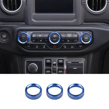 For 2018+ Jeep Wrangler JL JLU & Gladiator JT Air Conditioner Switch Knob Cover Trim - Style B RT-TCZ
