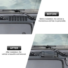 For 2018+ Jeep Wrangler JL JLU & Gladiator JT Air Intake Hood Vent Scoop Cover Trim ABS RT-TCZ