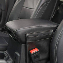 For 2018+ Jeep Wrangler JL JLU & Gladiator JT Center Console Armrest Box Cover Leather Pad with Side Storage Pockets Bag RT-TCZ