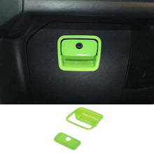 Voodonala Carbon Fiber Co-Pilot Storage Box Handle Cover Trim For Jeep Wrangler JK 2007-2017