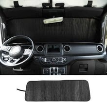 For 2018+ Jeep Wrangler JL JLU & Gladiator JT Front Window Windshield Shade Visor RT-TCZ
