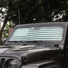 For 2018+ Jeep Wrangler JL JLU & Gladiator JT Front Window Windshield Sun Visor, Foldable Sunshade Visor RT-TCZ