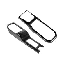 For 2018+ Jeep Wrangler JL JLU & Gladiator JT Gear Shift Center Console Panel Trim Cover Black Carbon Fiber RT-TCZ