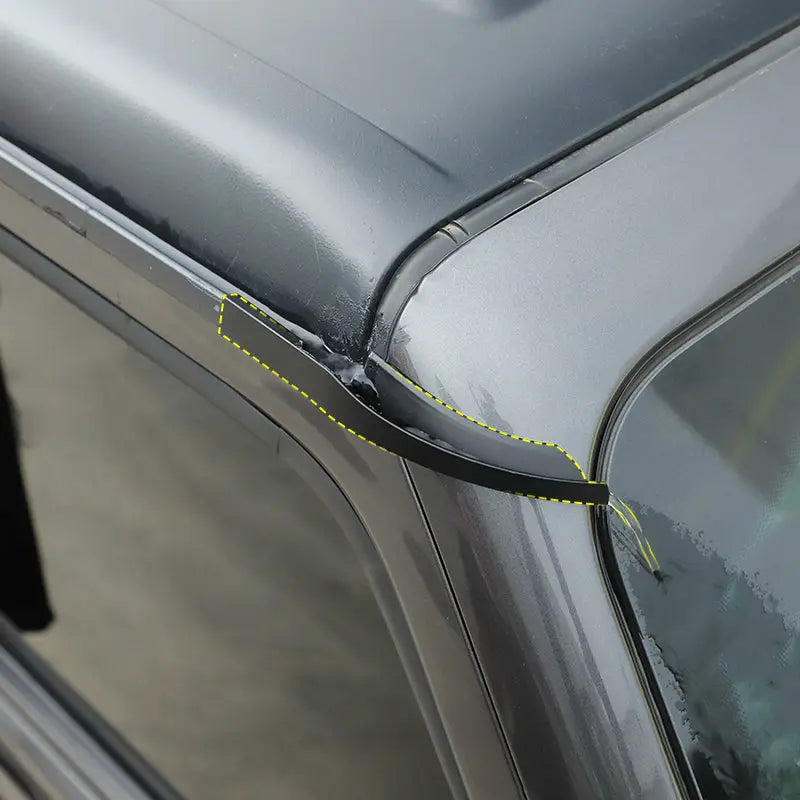 RT-TCZ Hardtop Rain Diverter Extension Drip Rail for 2018+ Jeep ...