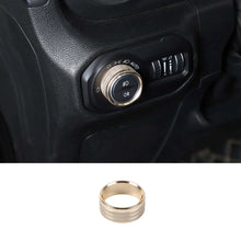 For 2018+ Jeep Wrangler JL JLU & Gladiator JT Headlight Switch Knob Ring Trim RT-TCZ