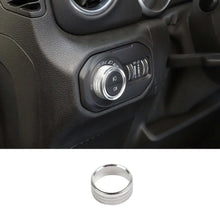 For 2018+ Jeep Wrangler JL JLU & Gladiator JT Headlight Switch Knob Ring Trim RT-TCZ