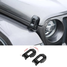 For 2018+ Jeep Wrangler JL JLU & Gladiator JT Hood Latch Lock Catch Brackets Cover Trim RT-TCZ