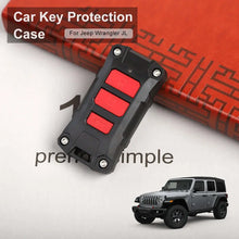 For 2018+ Jeep Wrangler JL JLU & Gladiator JT Key Fob Cover Case Skin Trim ABS RT-TCZ