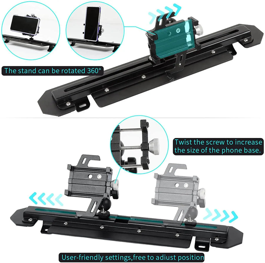 RT-TCZ Metal Dash Phone Holder , Dashboard Phone Mount for 2018
