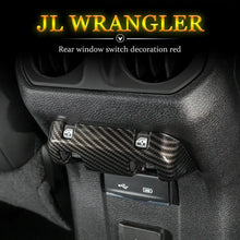 For 2018+ Jeep Wrangler JL JLU & Gladiator JT Rear Window Lift Switch Panel Cover Trim RT-TCZ