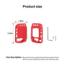 For 2018+ Jeep Wrangler JL JLU, Gladiator JT Aluminum Key Fob Cover Case RT-TCZ