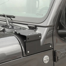 For 2018+ Jeep Wrangler JL JLU, Gladiator JT Car A-Pillar LED Light Mounting Bracket Black 2PCS RT-TCZ