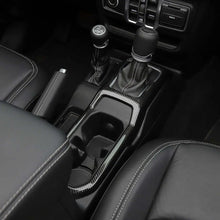 For 2018+ Jeep Wrangler JL JLU& Gladiator JT Gear Shift Cup Holder Panel Trim Cover Decoration Frame RT-TCZ