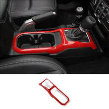 For 2018+ Jeep Wrangler JL JLU& Gladiator JT Gear Shift Cup Holder Panel Trim Cover Decoration Frame RT-TCZ