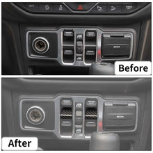 For 2018+ Jeep Wrangler JL JT Window Lift Switch Button Cover Trim RT-TCZ