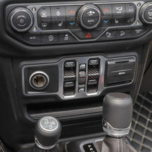For 2018+ Jeep Wrangler JL JT Window Lift Switch Button Cover Trim RT-TCZ