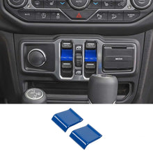 For 2018+ Jeep Wrangler JL JT Window Lift Switch Button Cover Trim RT-TCZ