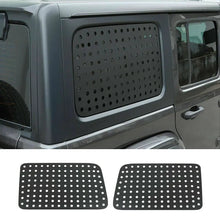 For 2018+ Jeep Wrangler JL Rear Door Window Glass Panel Trim Cover RT-TCZ