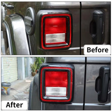 For 2018+ Jeep Wrangler JL Rear Lamp Taillight Bezel Trim ABS RT-TCZ