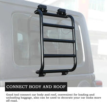 For 2018+ Jeep Wrangler JL Rear Window Extension Climbing Ladder Aluminum Alloy RT-TCZ