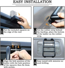 For 2018+ Jeep Wrangler JL Rear Window Extension Climbing Ladder Aluminum Alloy RT-TCZ