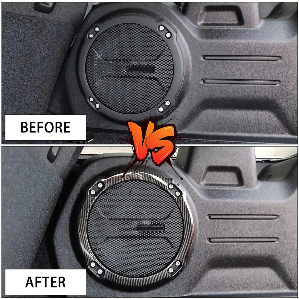 RT-TCZ Rear Subwoofer Speaker Cover Trim for 2018+ Jeep Wrangler JL Rubicon