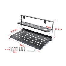 For 2018+ Jeep Wrangler JL Tailgate Table Rear Trunk Door Rack Cargo Holder Shelf Black RT-TCZ