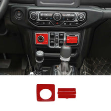 For 2018+ Jeep Wrangler JL & Gladiator JT 2 x Cigarette Lighter & USB Socket Trim ABS RT-TCZ