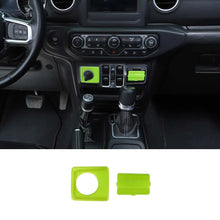 For 2018+ Jeep Wrangler JL & Gladiator JT 2 x Cigarette Lighter & USB Socket Trim ABS RT-TCZ