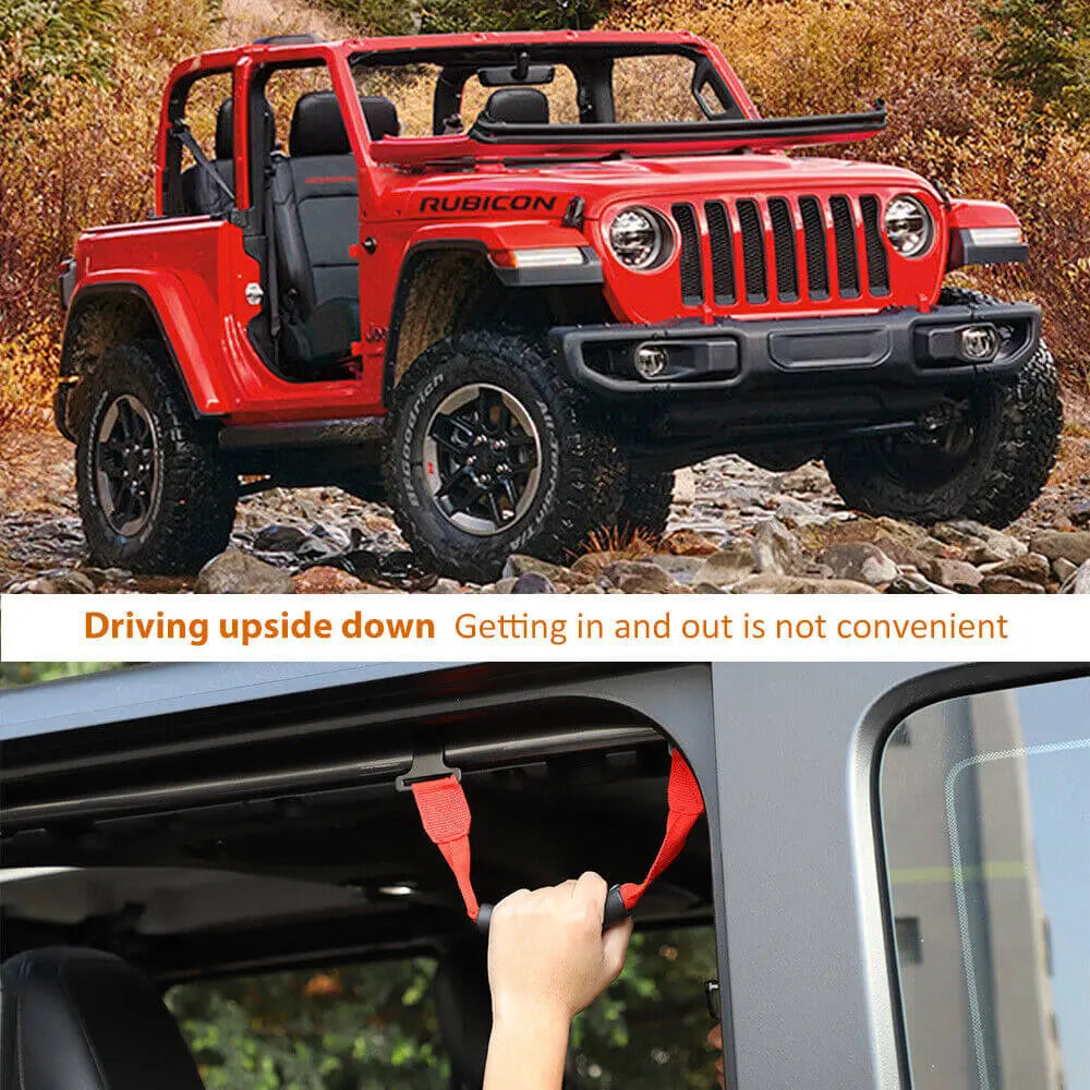 RT-TCZ For Wrangler JL Rear Window Hinge Trim Cover, Carbon Fiber