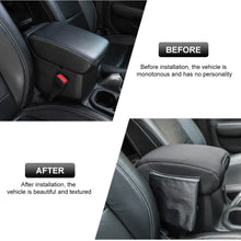 For 2018+ Jeep Wrangler JL & Gladiator JT Armrest Box Soft Cover Pad with Side Storage Pockets Bag RT-TCZ
