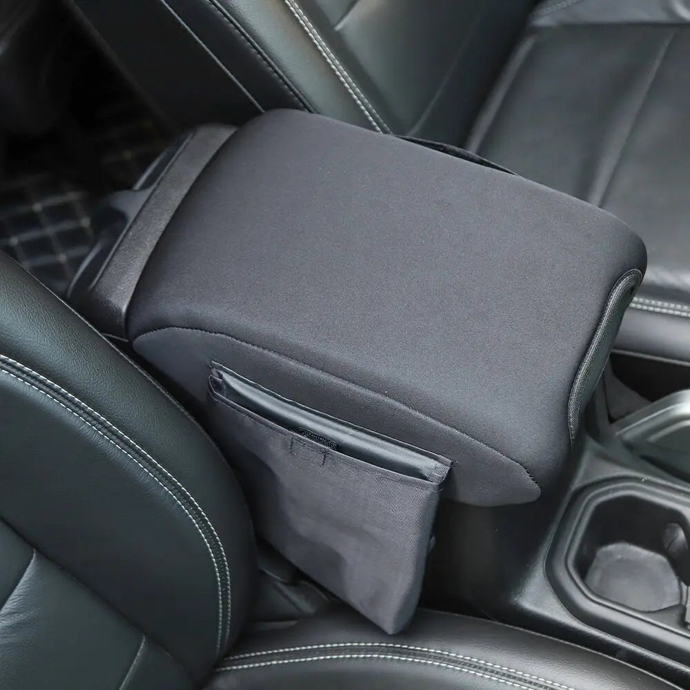 RT-TCZ Center Armrest Box Soft Cover Pad For Jeep Wrangler JL 2018 ...