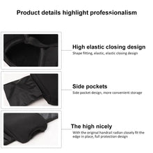 For 2018+ Jeep Wrangler JL & Gladiator JT Armrest Box Soft Cover Pad with Side Storage Pockets Bag RT-TCZ